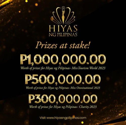 The grand winner of Hiyas ng Pilipinas 2023 has the chance to win an amazing One Million Pesos worth of prizes