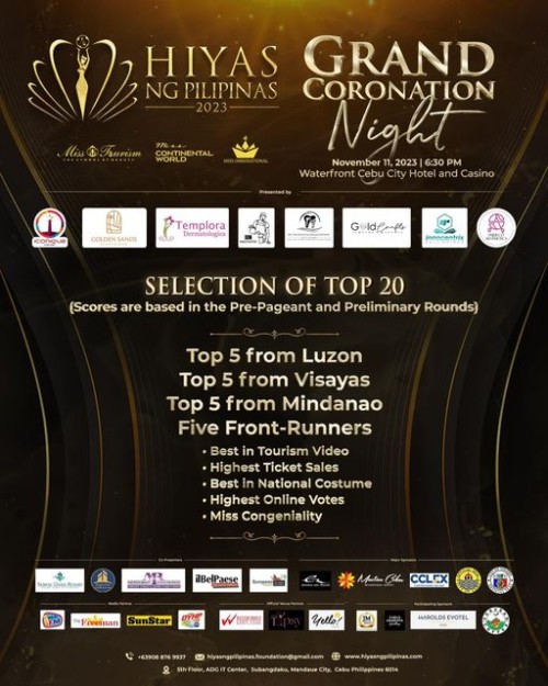 HIYAS NG PILIPINAS 2023 GRAND FINALS SELECTION OF TOP 20